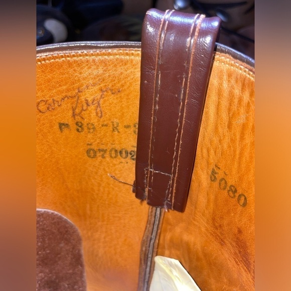 Tony Lama - Brown Textured- Handcrafted - Women's - Cowboy Boots- Size 10 B‌‌‌‍‍ - Picture 5 of 11